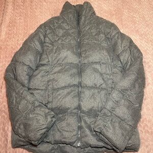 Women's Grey Puffer Jacket